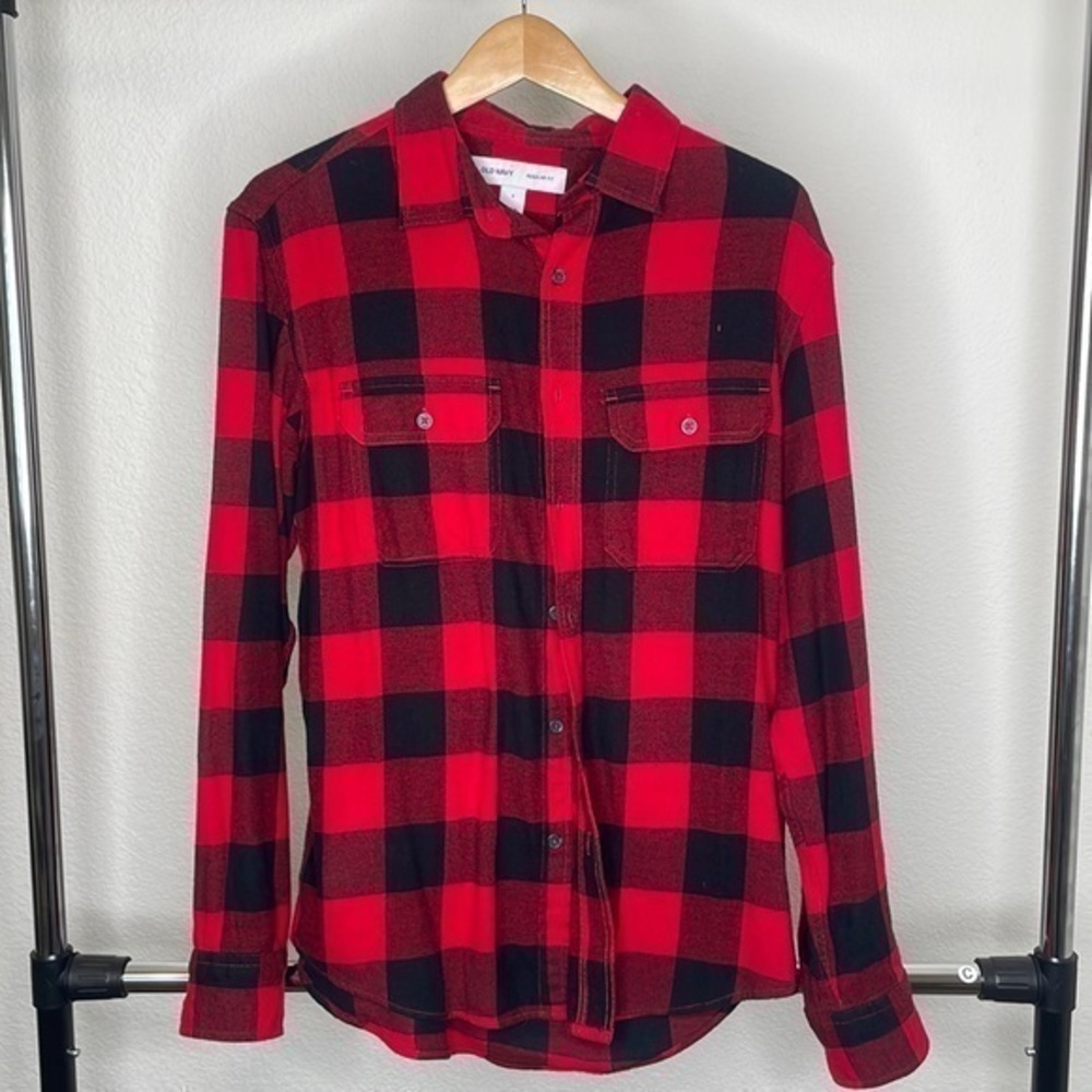 Old Navy Button Up Flanel Long Sleeve